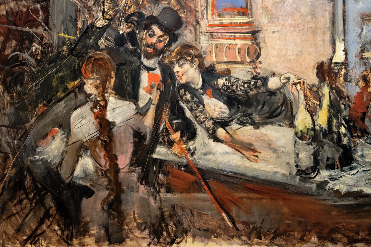 På Folies Bergère af Giovanni Boldini