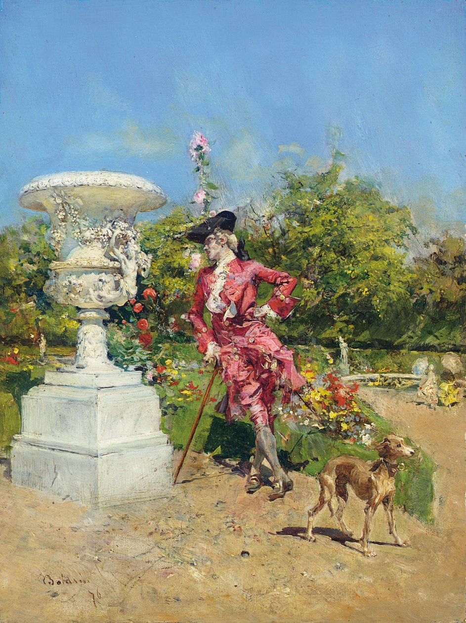 Il Marchesino i Versailles, 1876 af Giovanni Boldini