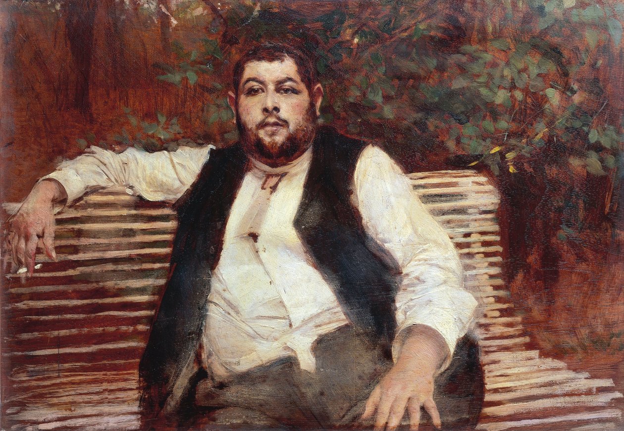 Italien, Ferrara, slør-picardens gartner af Giovanni Boldini