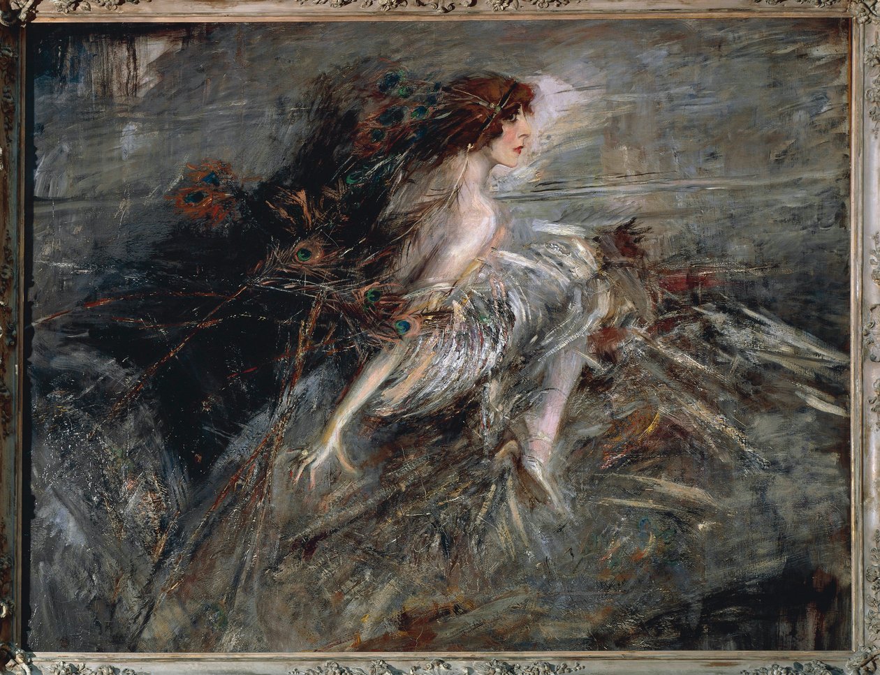 Italien, Rom, Portræt af Marchesa Luisa Casati af Giovanni Boldini