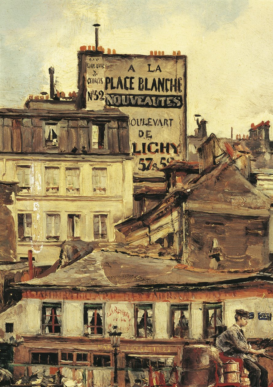 Italien, udsigt over Place Clichy i Paris af Giovanni Boldini