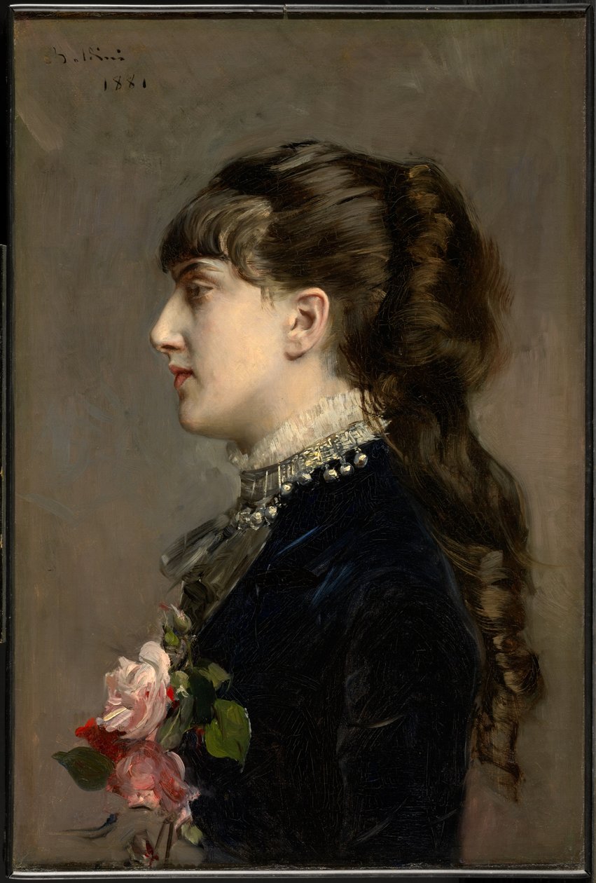 Fru Céline Leclanché af Giovanni Boldini