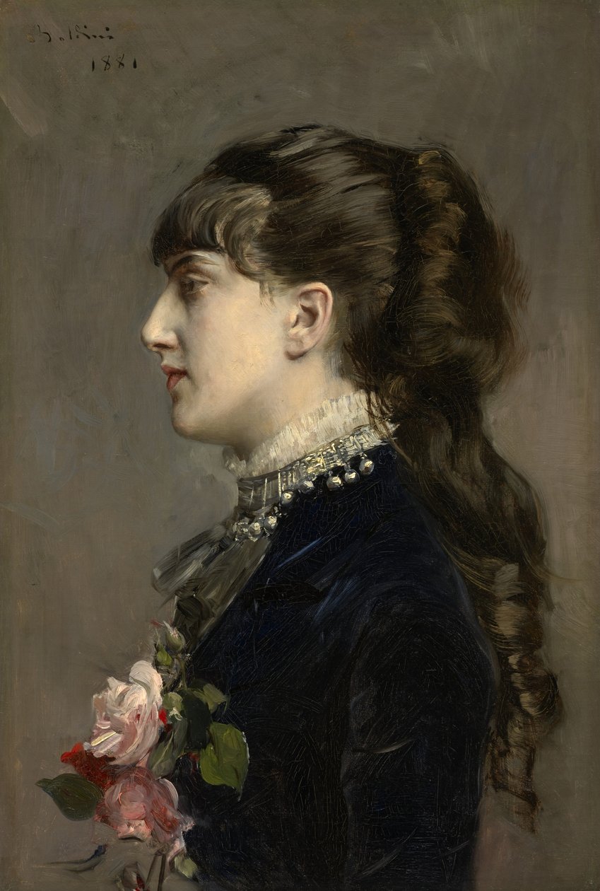 Madame Celine Leclanché, 1881 af Giovanni Boldini