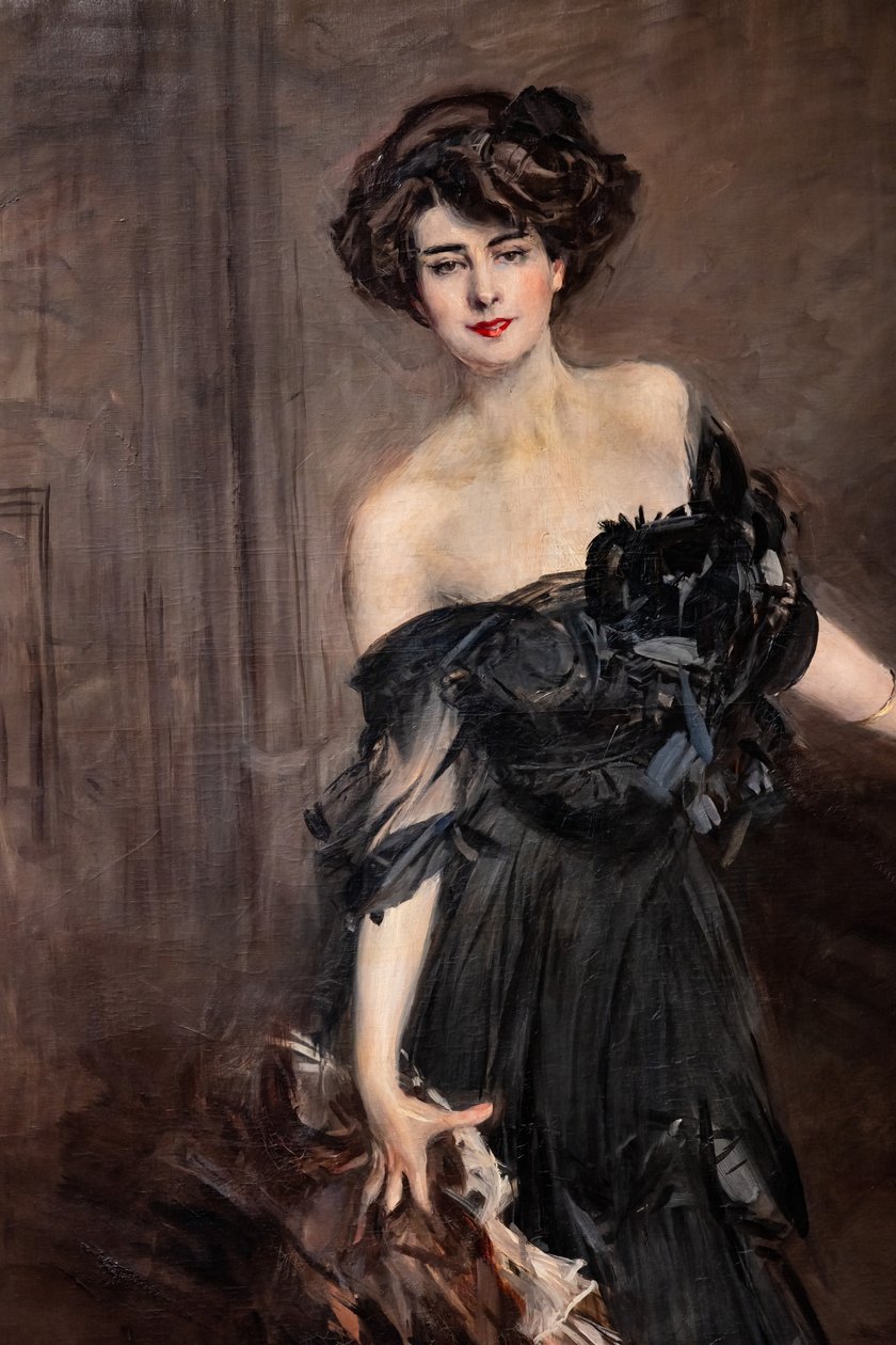 Mademoiselle de Nemidofft, detalje af Giovanni Boldini