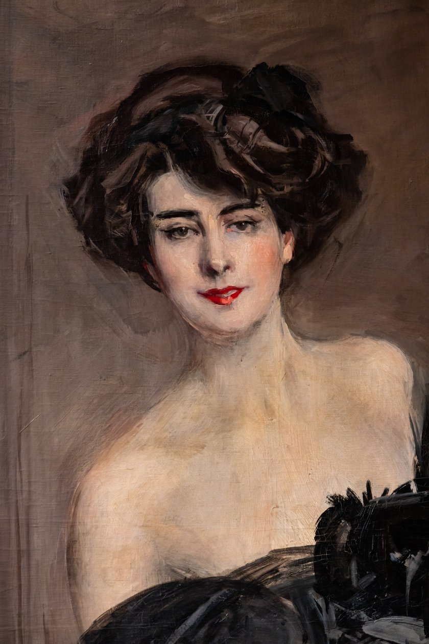 Mademoiselle de Nemidofft, detalje af Giovanni Boldini