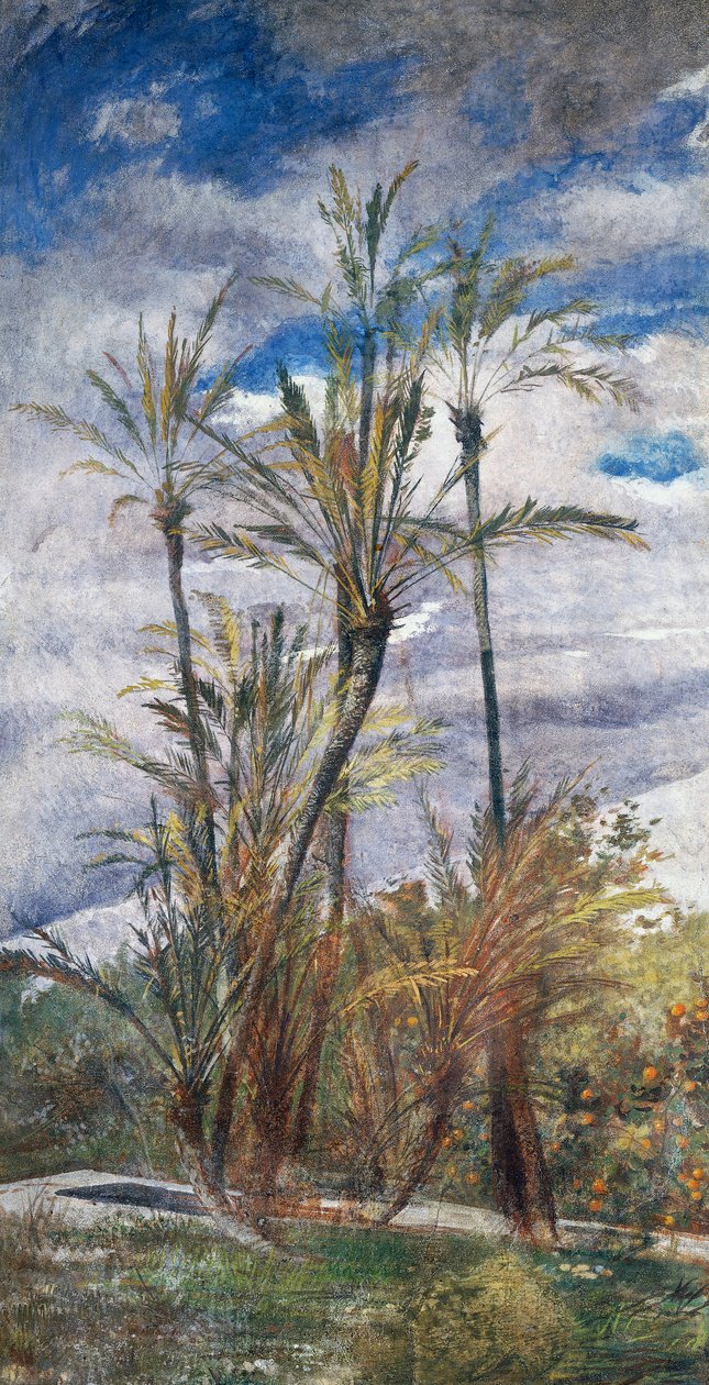 Palmer og appelsintræer af Giovanni Boldini