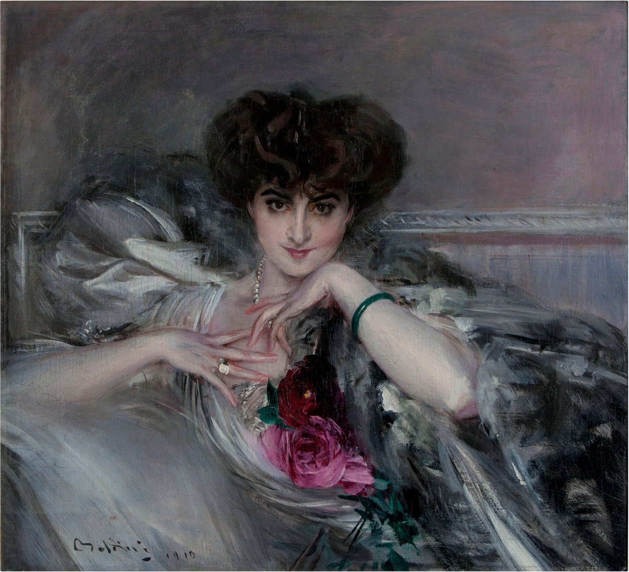"" Portræt af prinsesse Catherine Radziwill (1858-1941) "" (Prinsesse Catherine Radziwill) Peinture de Giovanni Boldini (1842-1931) af Giovanni Boldini