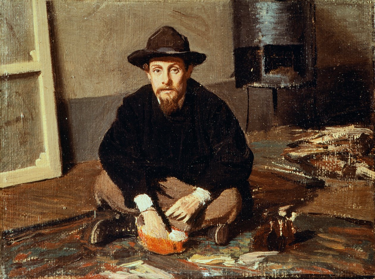 Portræt af Diego Martelli, omkring 1865, af Giovanni Boldini (1842-1931), olie på lærred af Giovanni Boldini