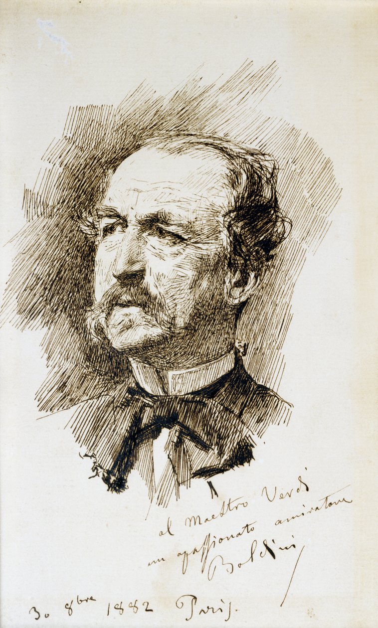 Portræt af Emanuele Muzio (Zibello af Giovanni Boldini