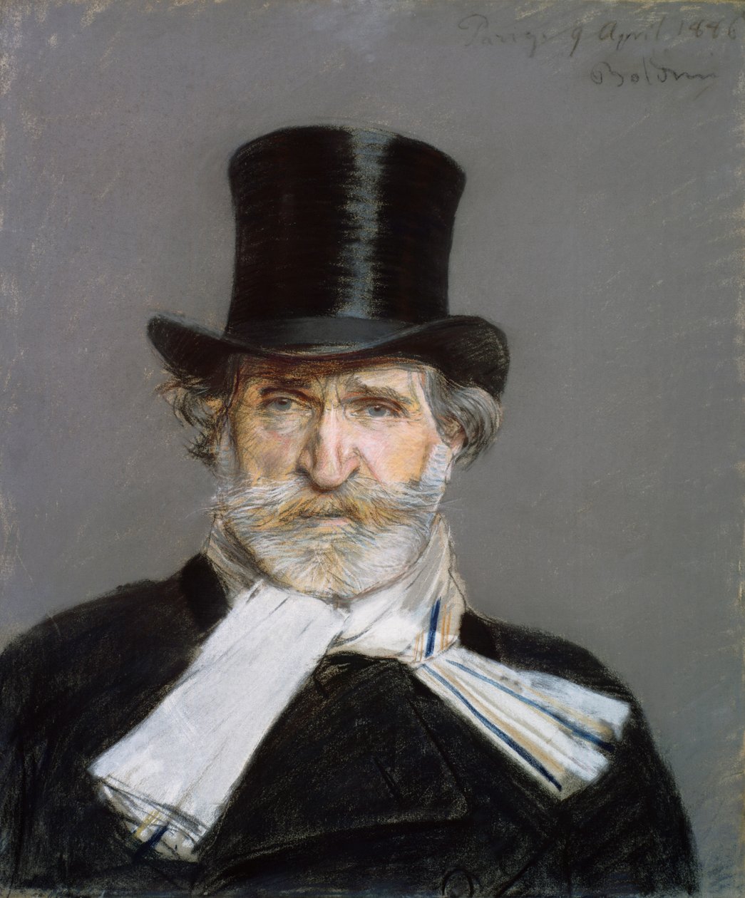Portræt af Giuseppe Verdi, 1886 af Giovanni Boldini