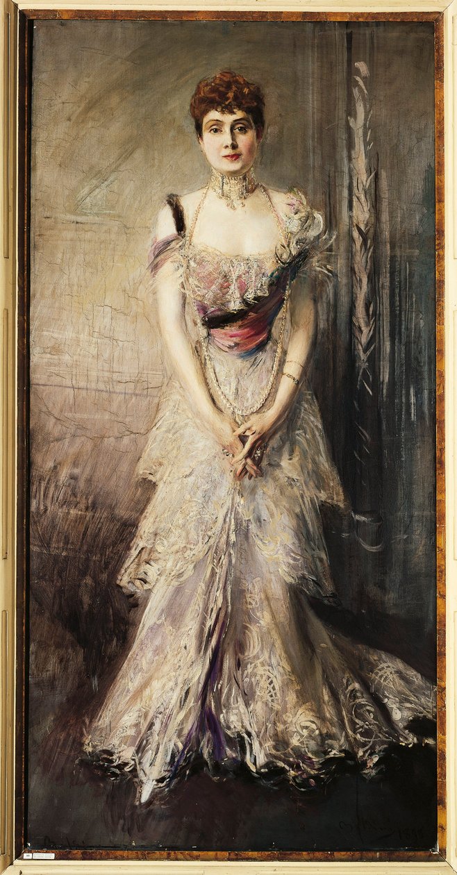 Portræt af Infanta Eulalia af Spanien (1864-1958), omkring 1898 af Giovanni Boldini