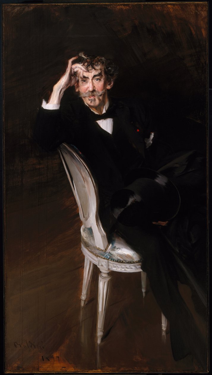 Portræt af James Abbott McNeil Whistler (1834-1903) 1897 af Giovanni Boldini