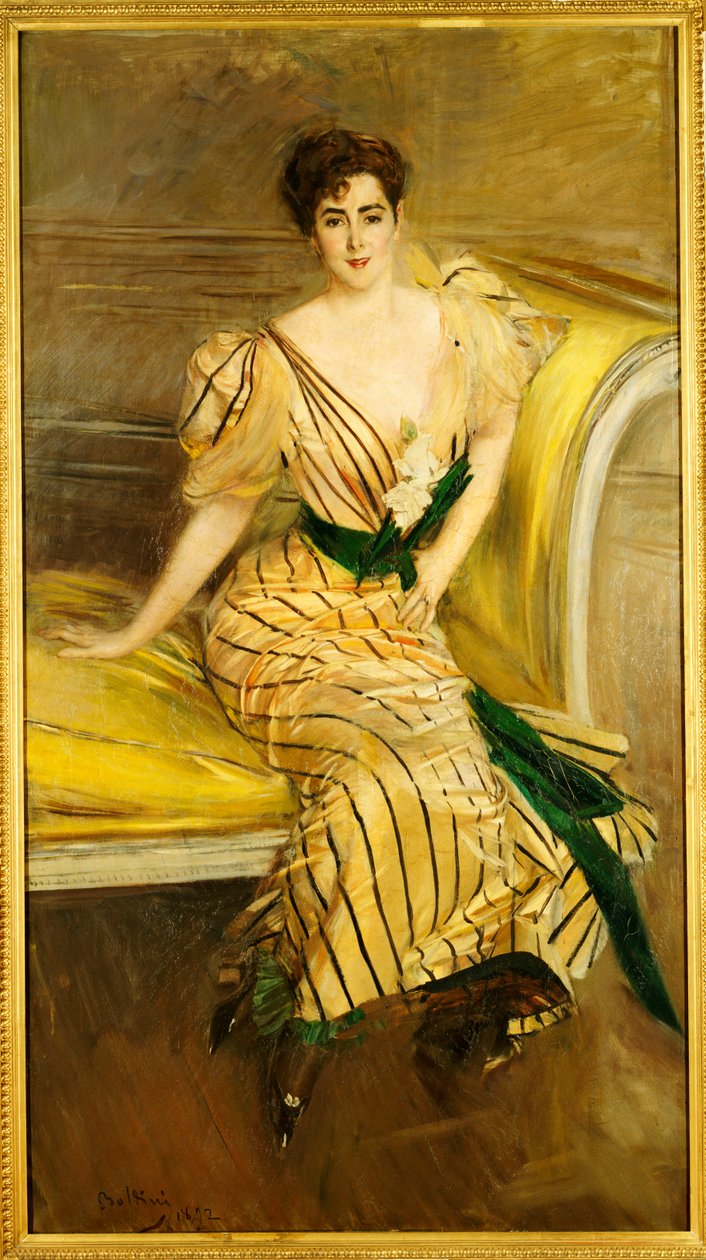 Portræt af Madame Josephina Alvear de Errazuriz, 1892 af Giovanni Boldini