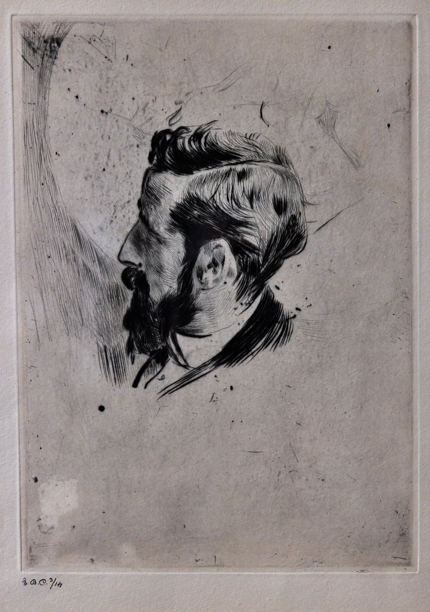 Portræt af Paul Helleu af Giovanni Boldini