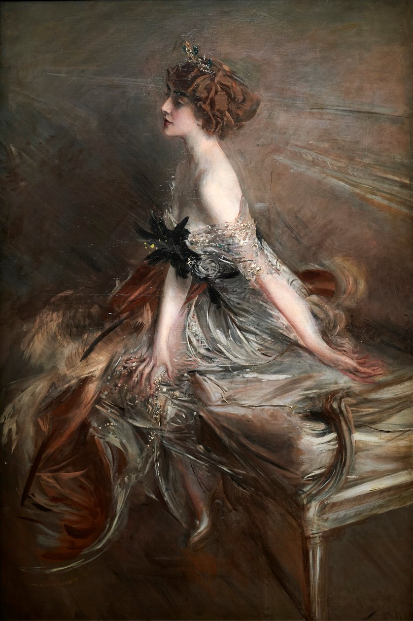 Portræt af prinsesse Marthe-Lucile Bibesco af Giovanni Boldini