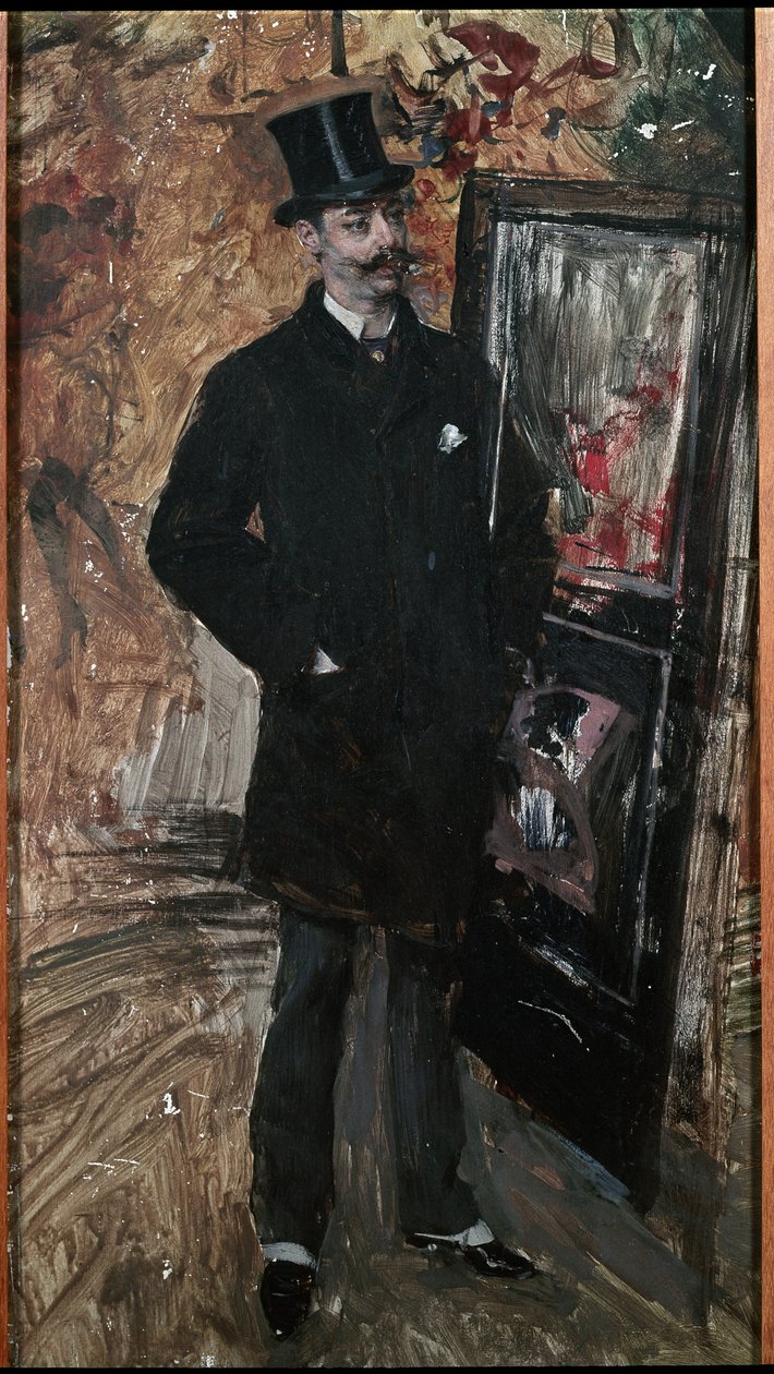 Portræt af digteren Hanvin af Giovanni Boldini