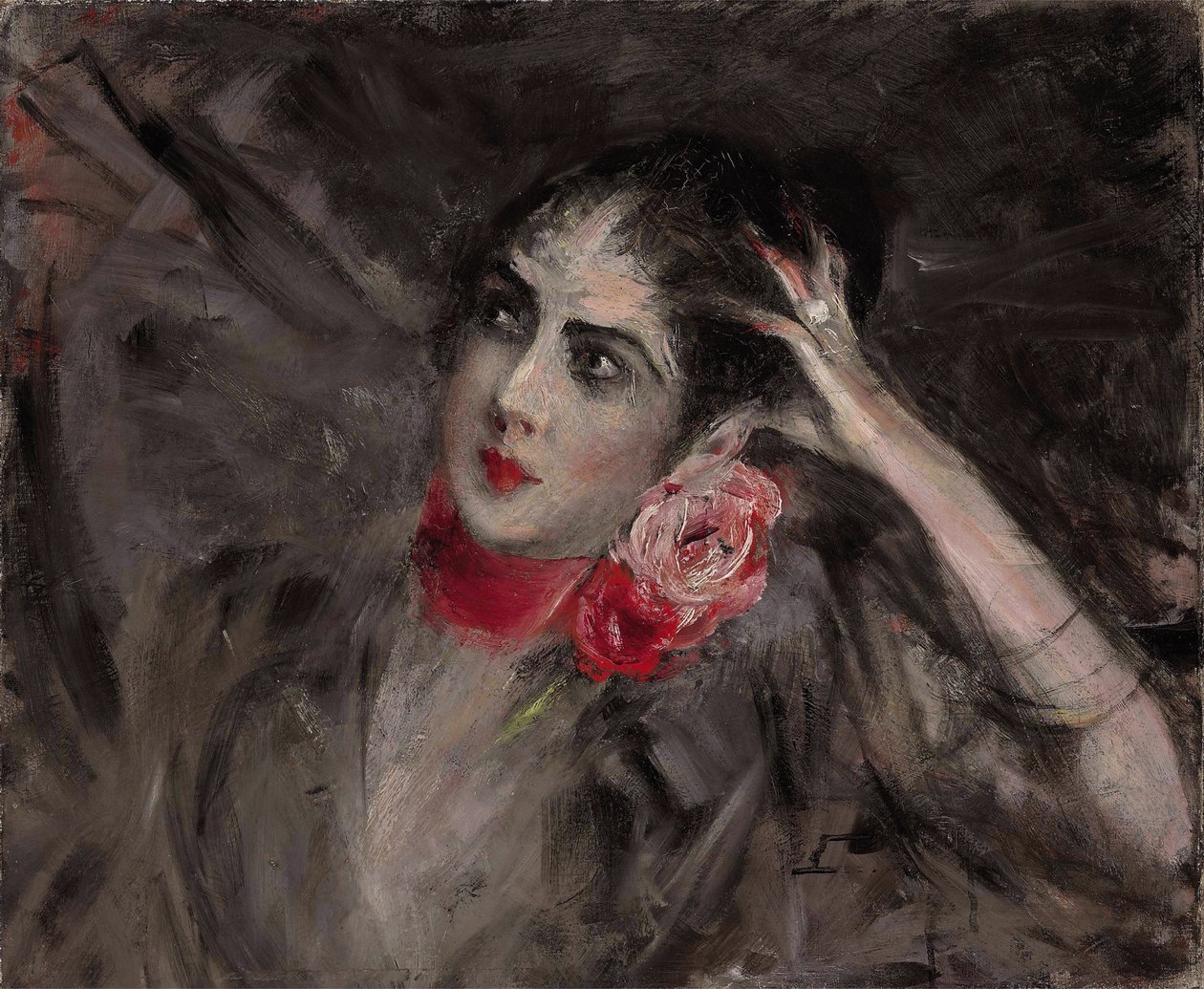 Prinsesse Catherine Radziwill, født Katarzyna Rzewuska af Giovanni Boldini