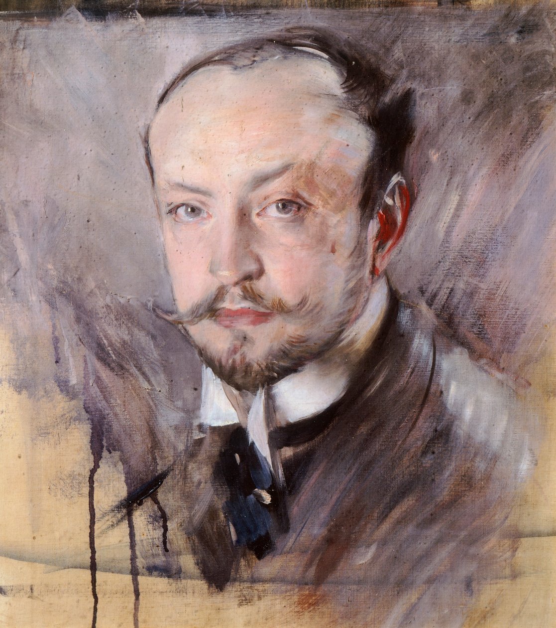 Selvportræt, set forfra af Giovanni Boldini (1842-1931), olie på lærred af Giovanni Boldini