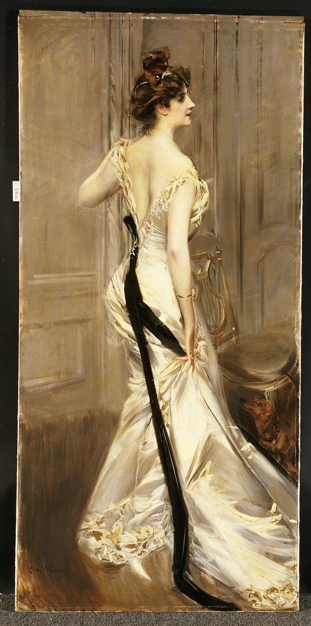 The Black Sash, ca. 1905 af Giovanni Boldini