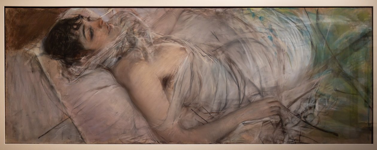 Grevinden af Rasty Reclining af Giovanni Boldini