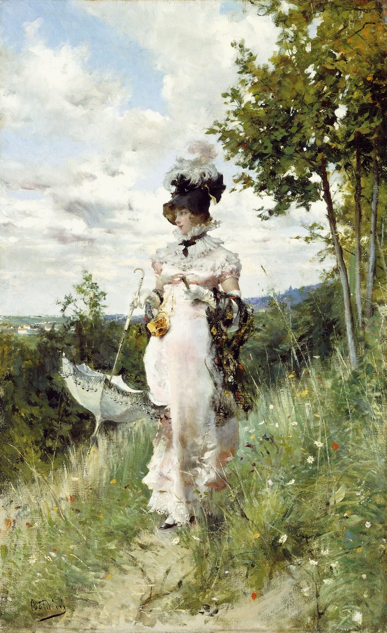 Sommerturen af Giovanni Boldini