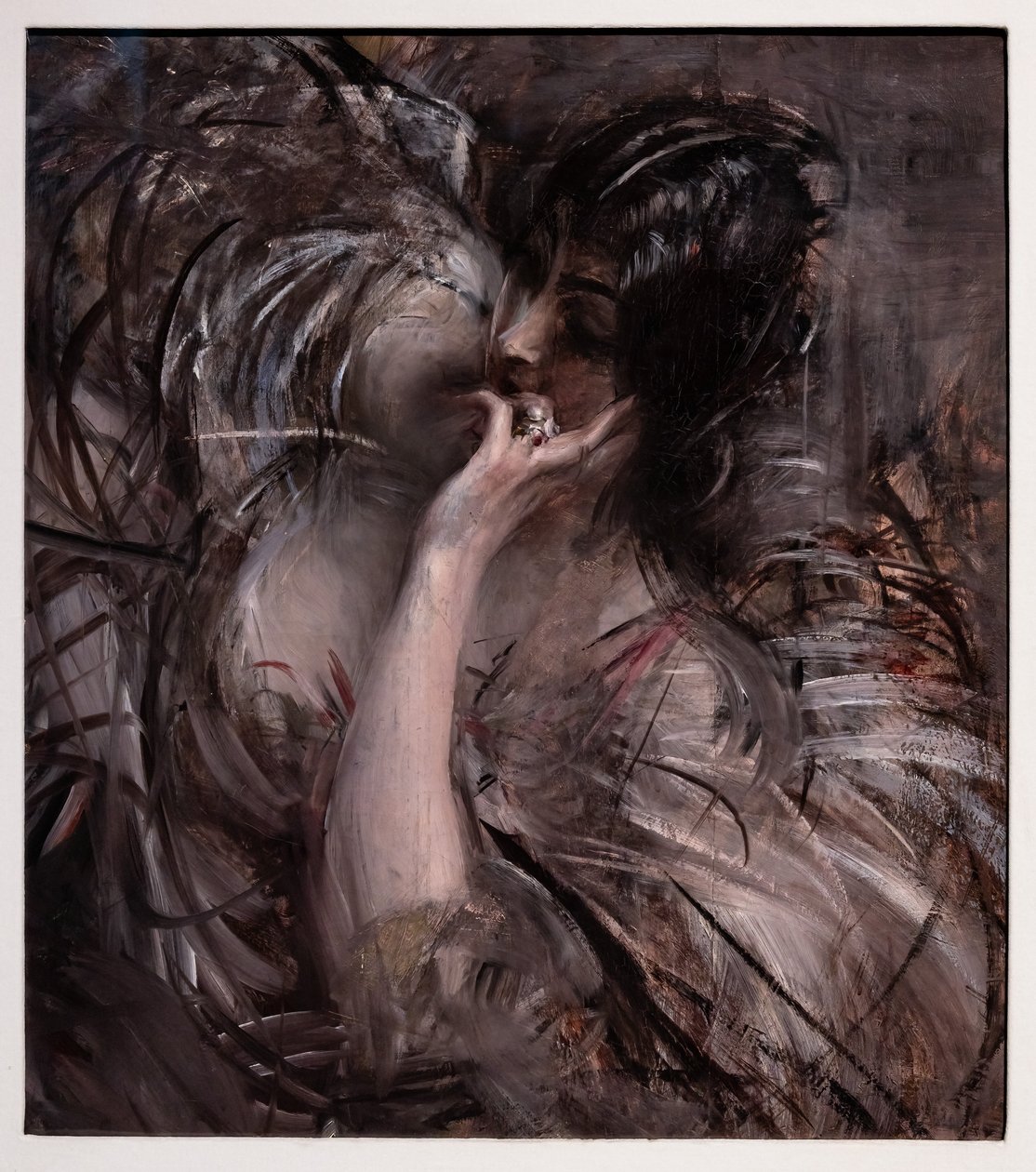 Blusen af voile af Giovanni Boldini
