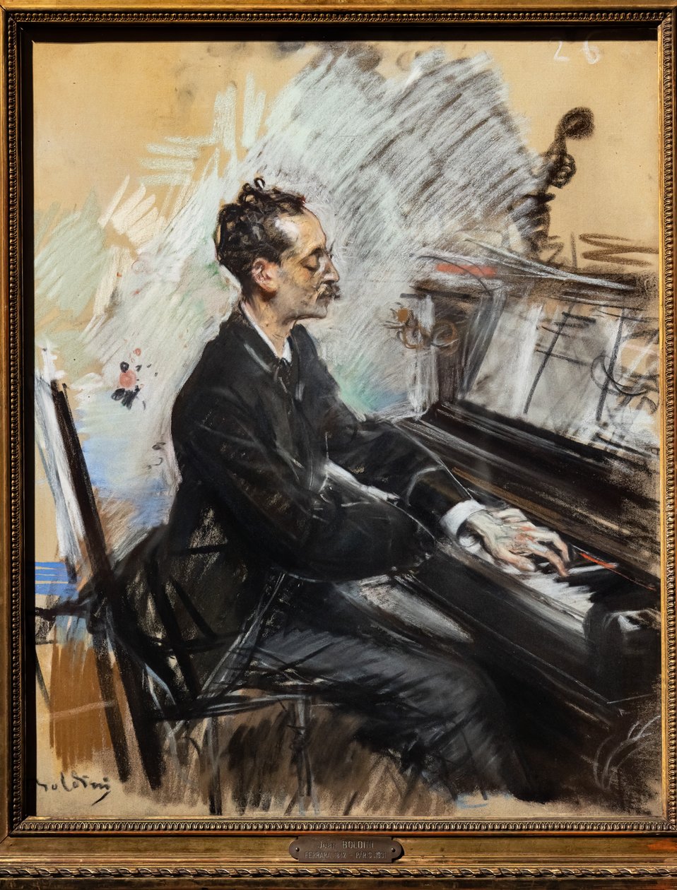 Pianisten Rey Colaço af Giovanni Boldini