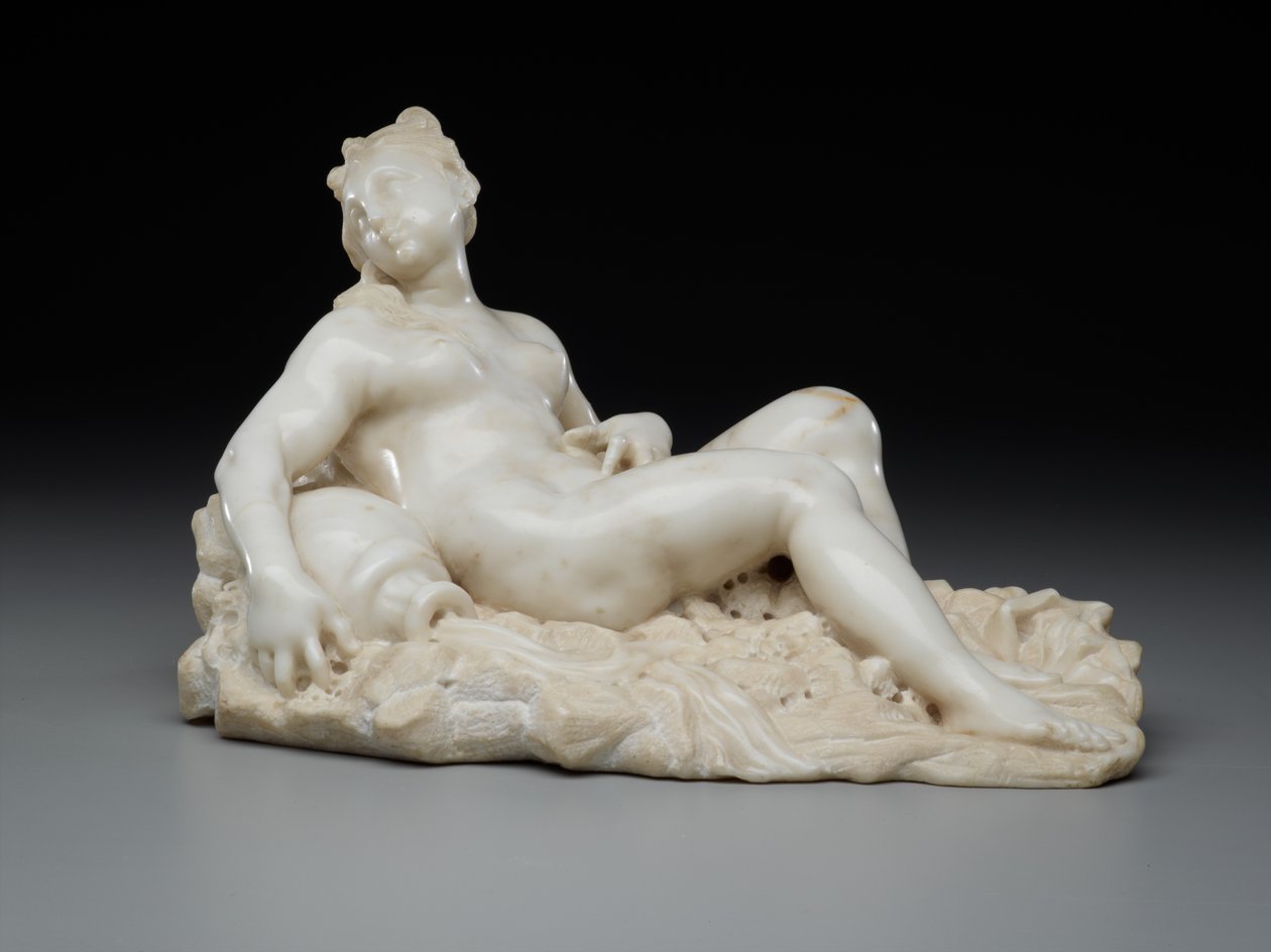 Liggende kvinde, c.1700 af Giovanni Bonazza
