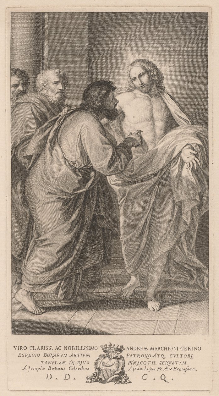 Sankt Thomass vantro af Giovanni Bottani, after Giuseppe Bottani