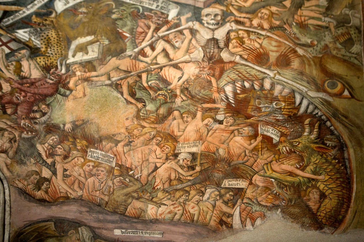 Sidste dom, ca. 1492 (detalje af 3702475) af Giovanni Canavesio