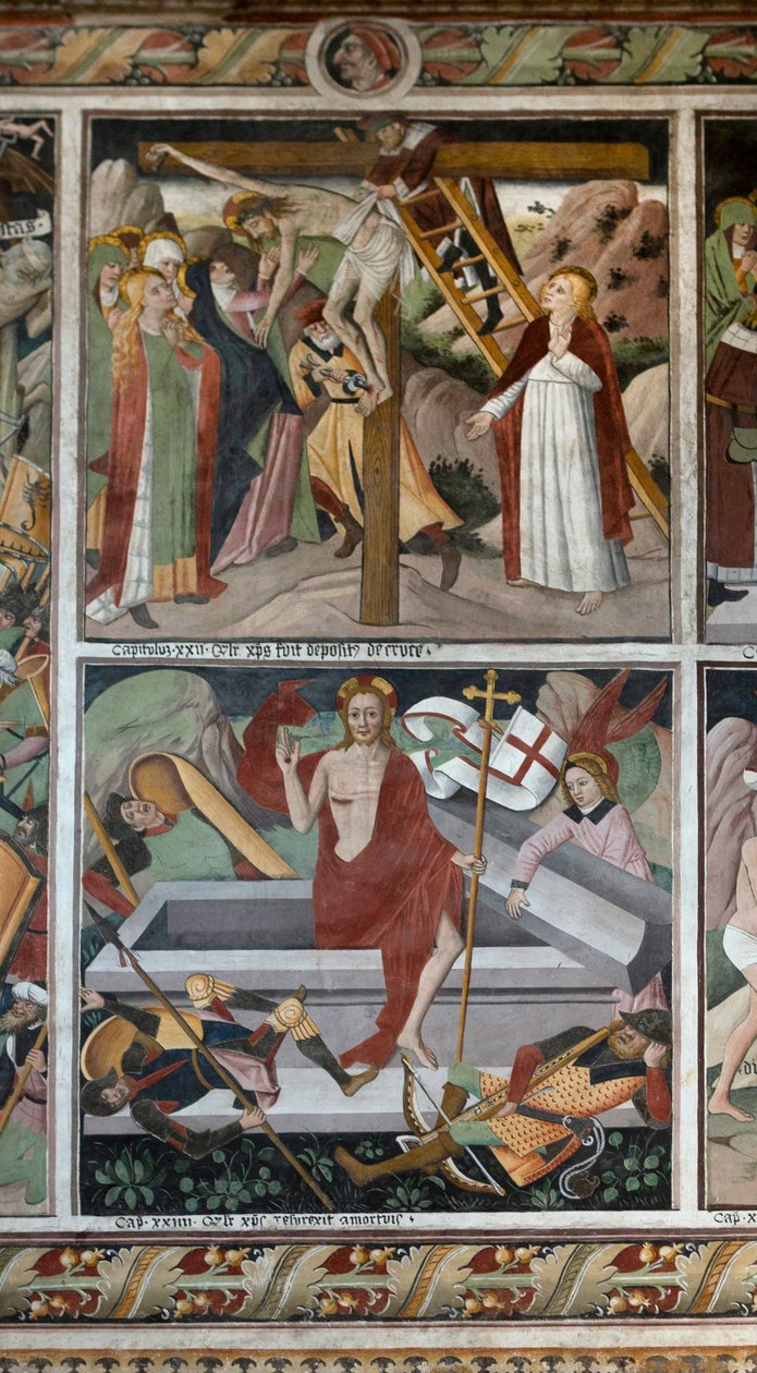 Scener fra Kristi lidelseshistorie, ca. 1492 af Giovanni Canavesio