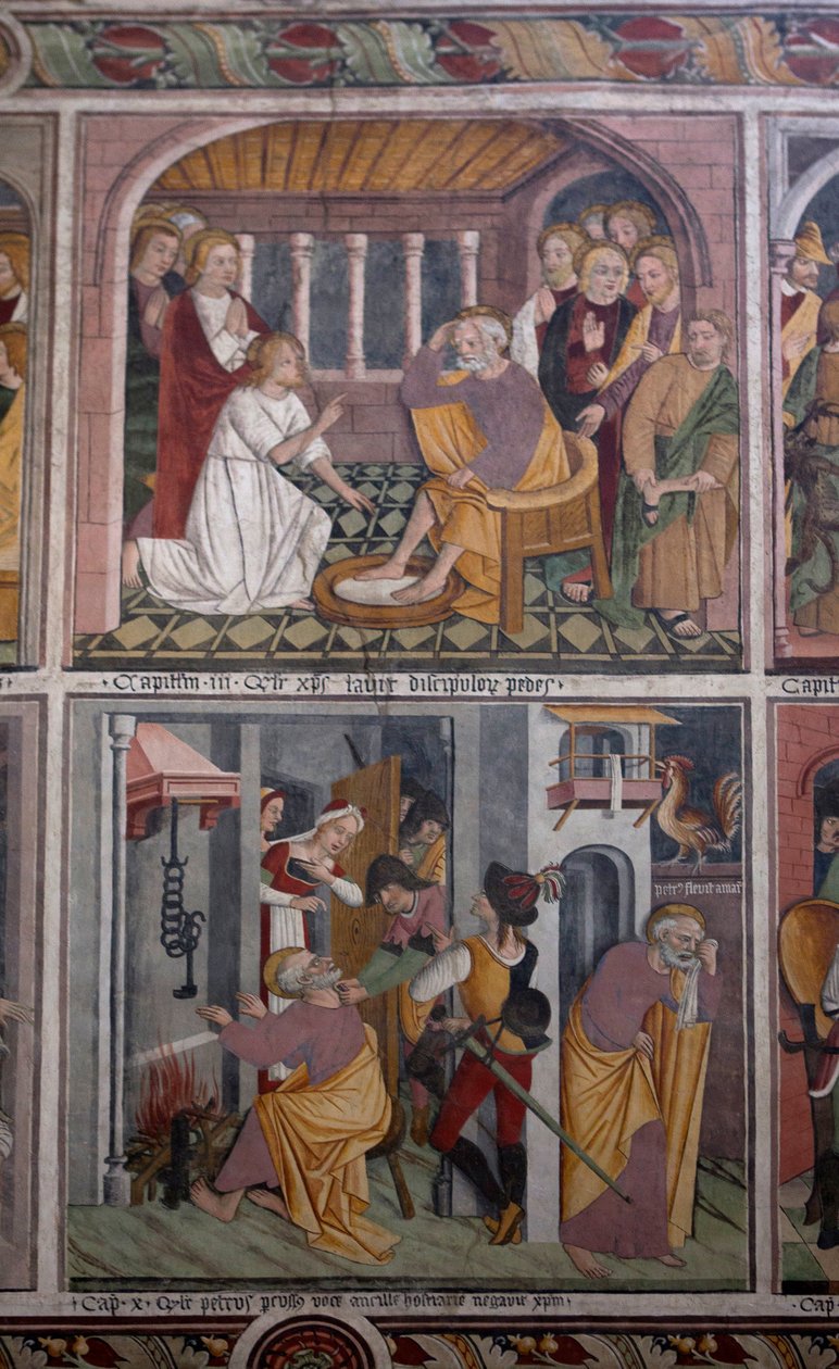 Scener fra Kristi liv, ca. 1492 (fresko) af Giovanni Canavesio