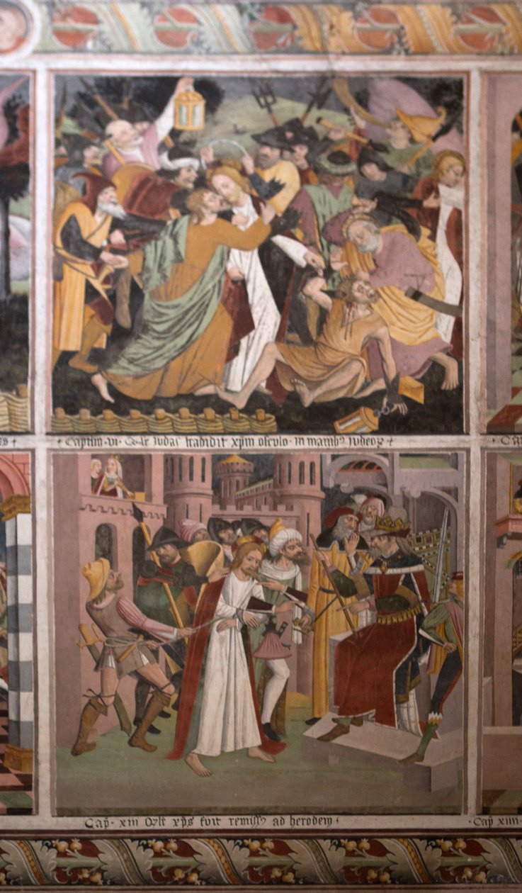 Scener fra Kristi liv, ca. 1492 (fresko) af Giovanni Canavesio