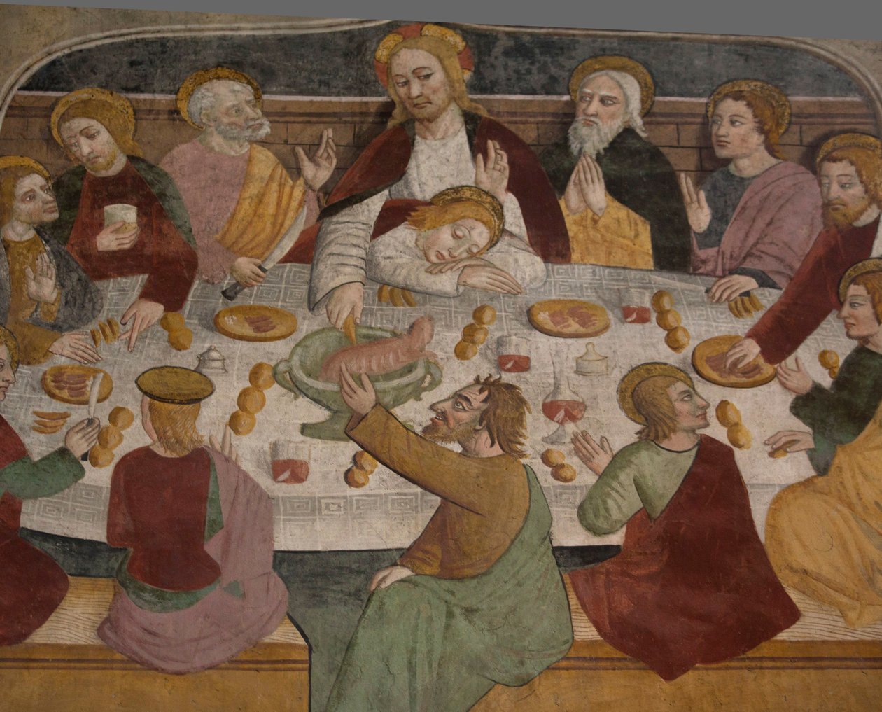 Scener fra Kristi liv, ca. 1492 af Giovanni Canavesio