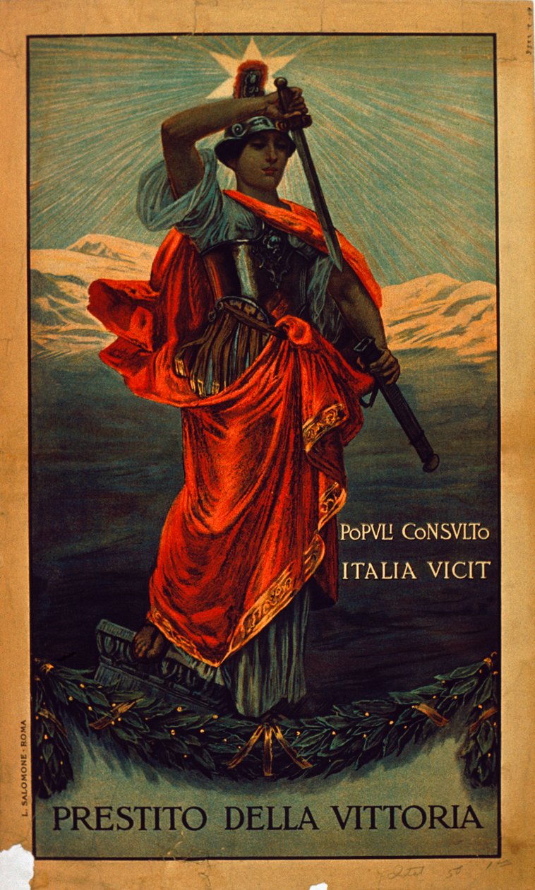 Italiensk militærplakat, WWI: 