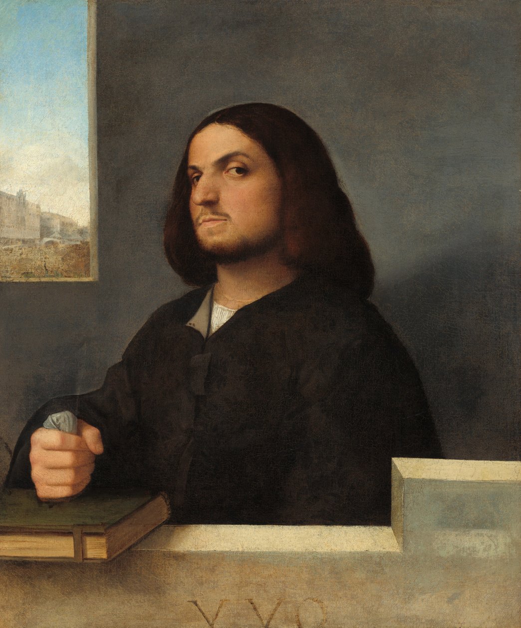 Portræt af en venetiansk herre, ca. 15101515. af Giovanni Cariani
