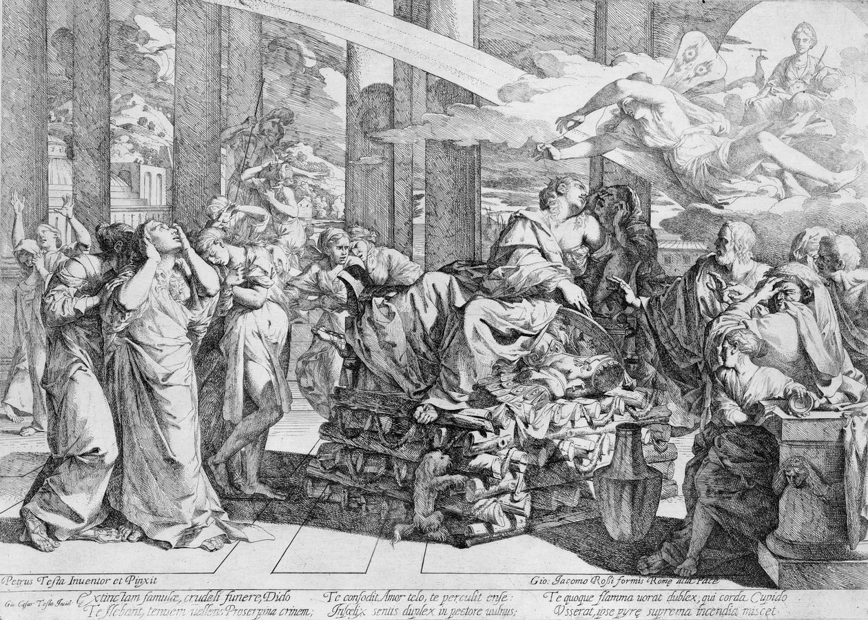 Scrapbog indeholdende italienske raderinger fra det XVI. og XVII. århundrede, 16.-17. århundrede. af Giovanni Cesare Testa