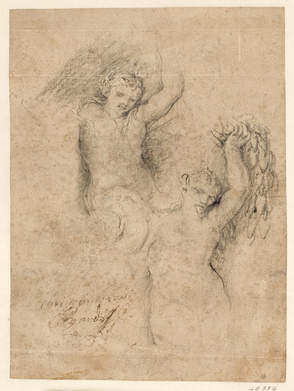 En nereid og en satyr af Giovanni Coli