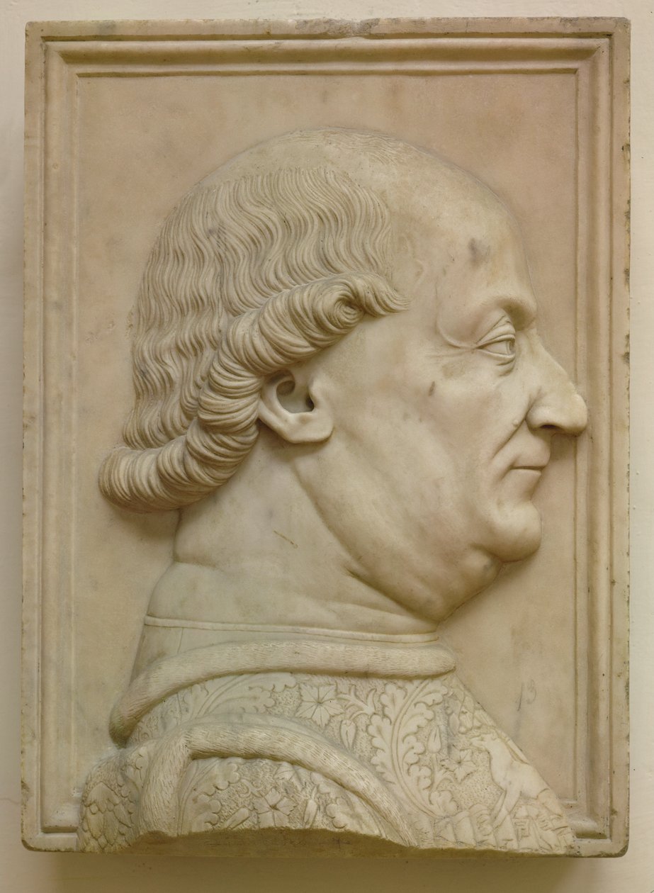 Francesco Sforza, hertug af Milano, condottiere og efterfølger af Visconti-familien af Giovanni Cristoforo Romano