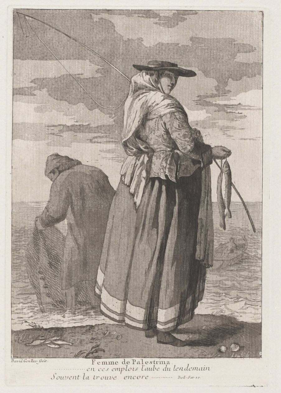 Femme de Palestrina (Kvinde fra Pellestrina) af Giovanni David