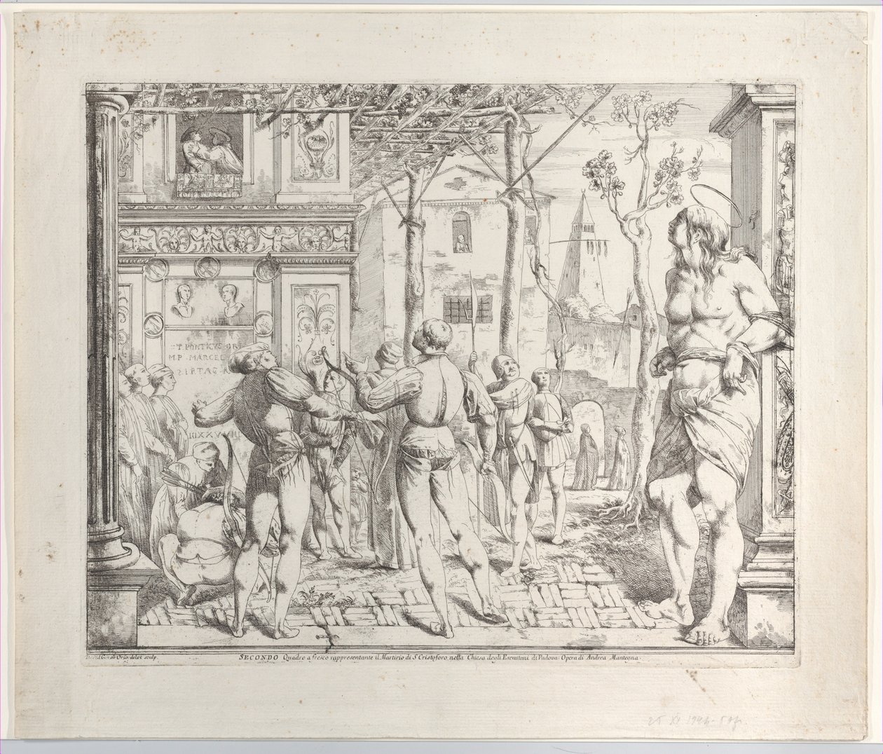 Sankt Christophers martyrium, Secondo Quadro, 1776. af Giovanni David