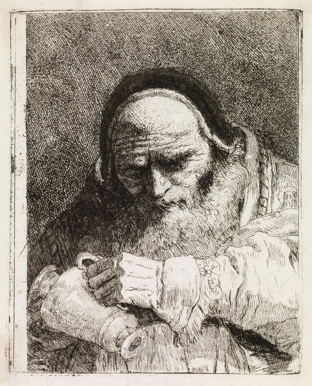 En pave, der holder en kande af Giovanni Domenico Tiepolo