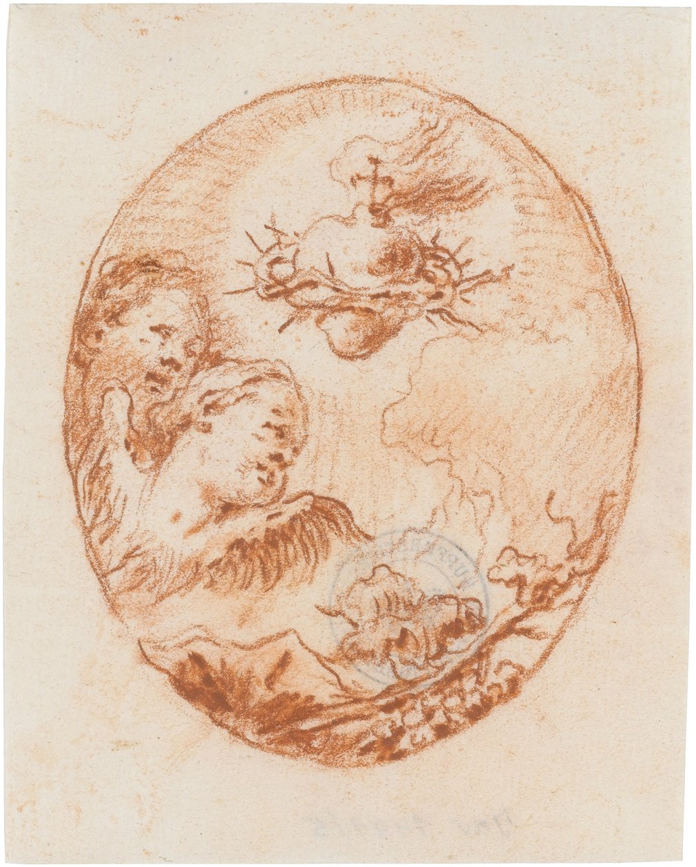Das Herz Jesu af Giovanni Domenico Tiepolo