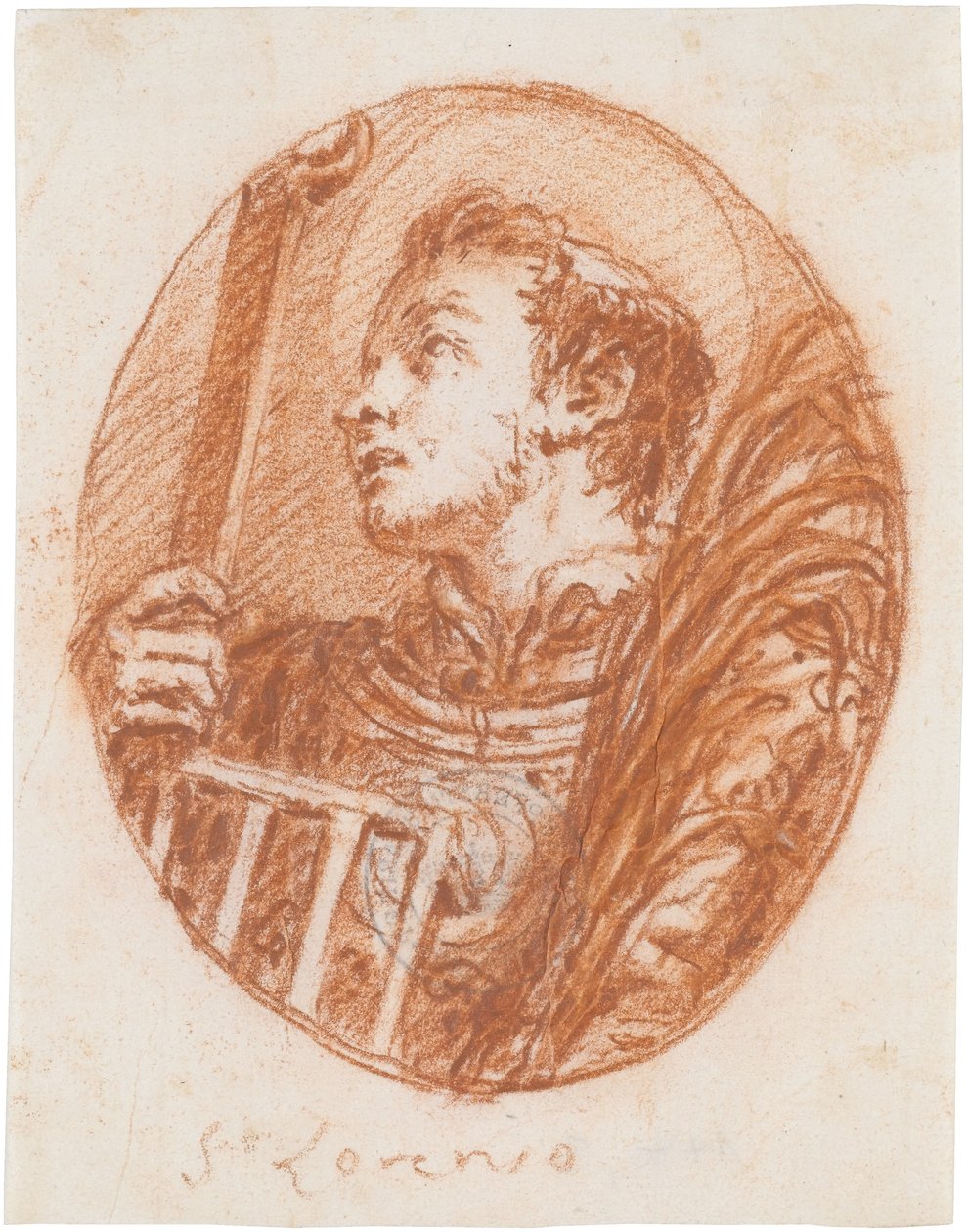 Der heilige Laurentius af Giovanni Domenico Tiepolo