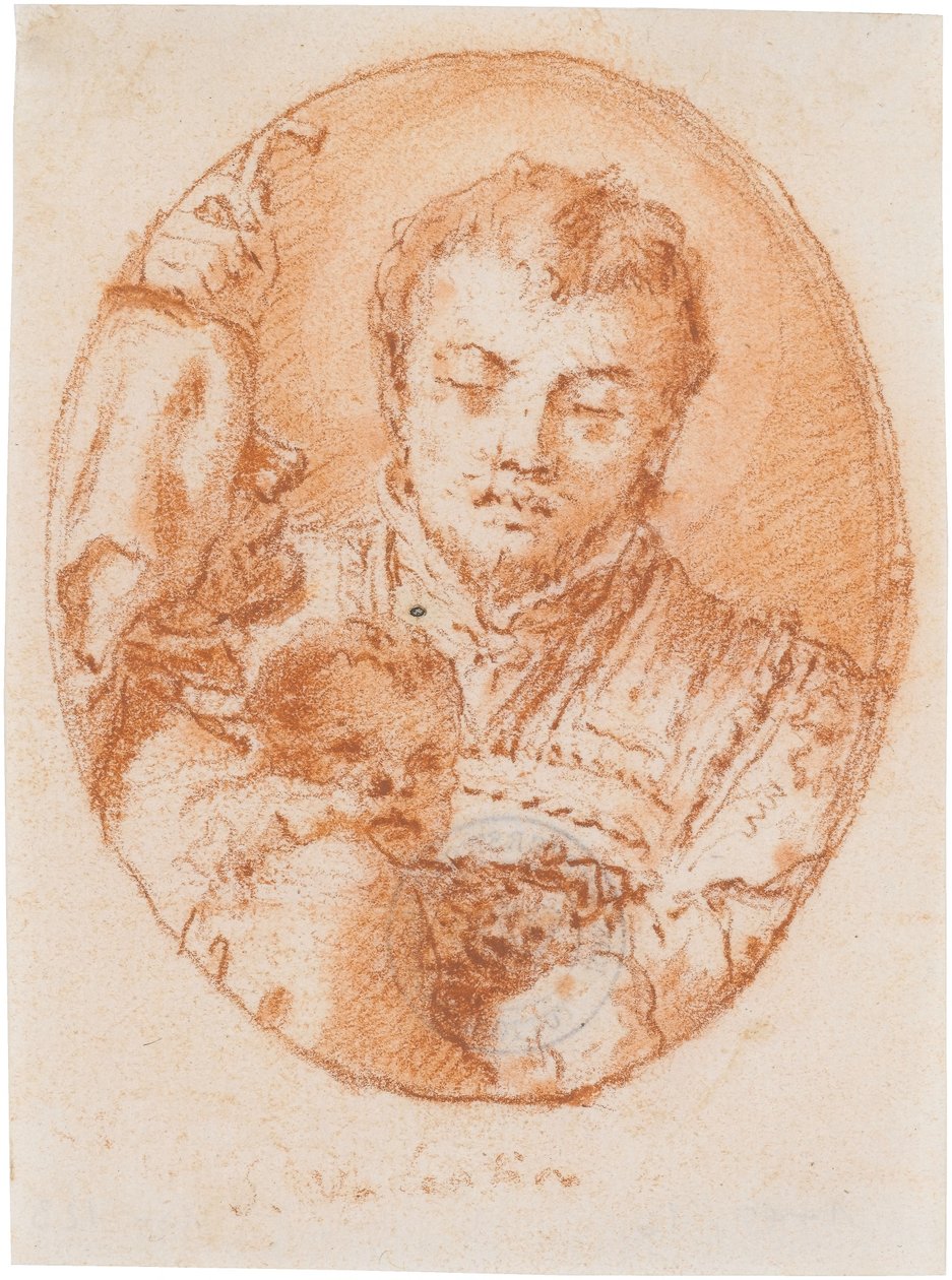Der heilige Valentin af Giovanni Domenico Tiepolo