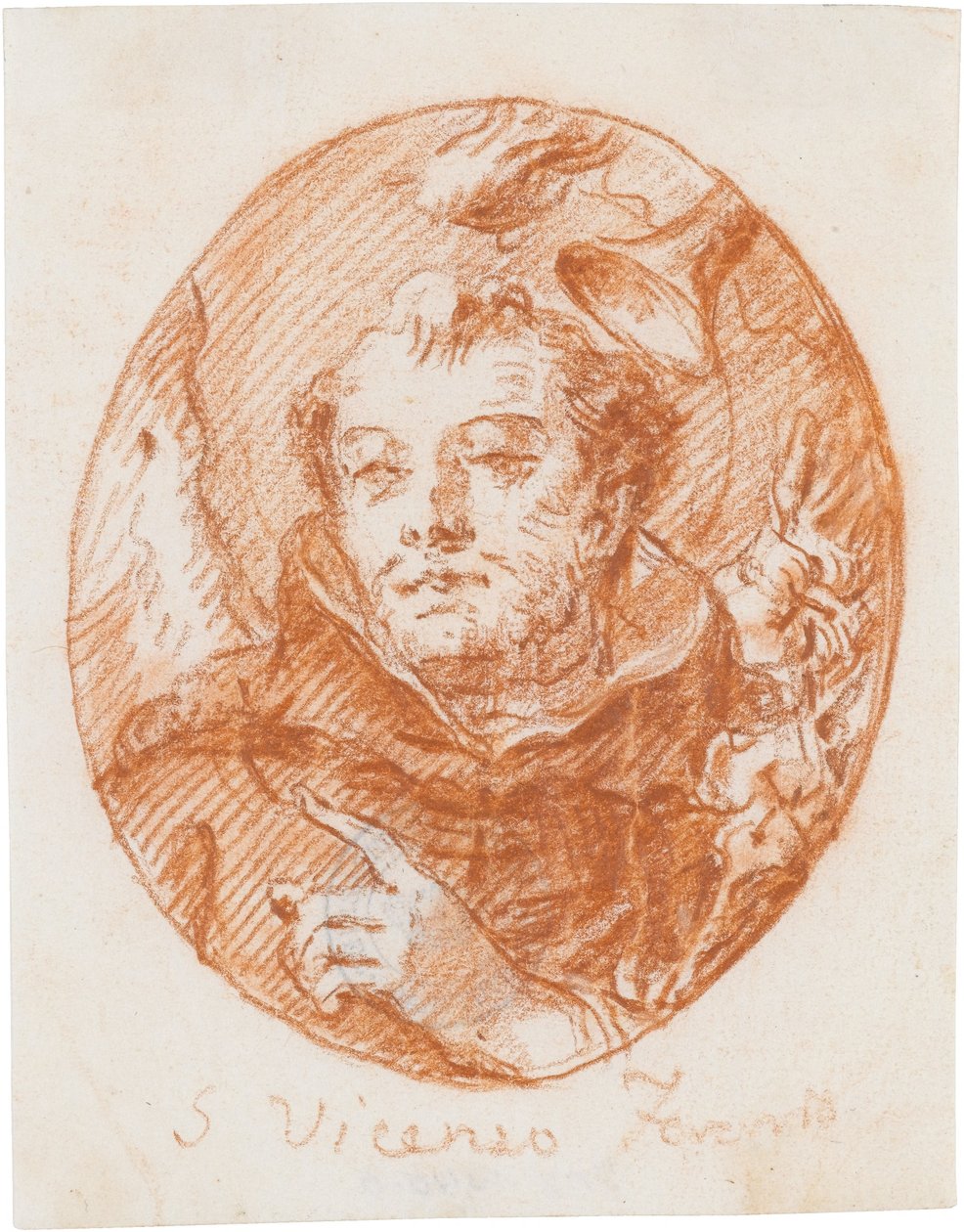 Den hellige Vincentius Ferrerius af Giovanni Domenico Tiepolo