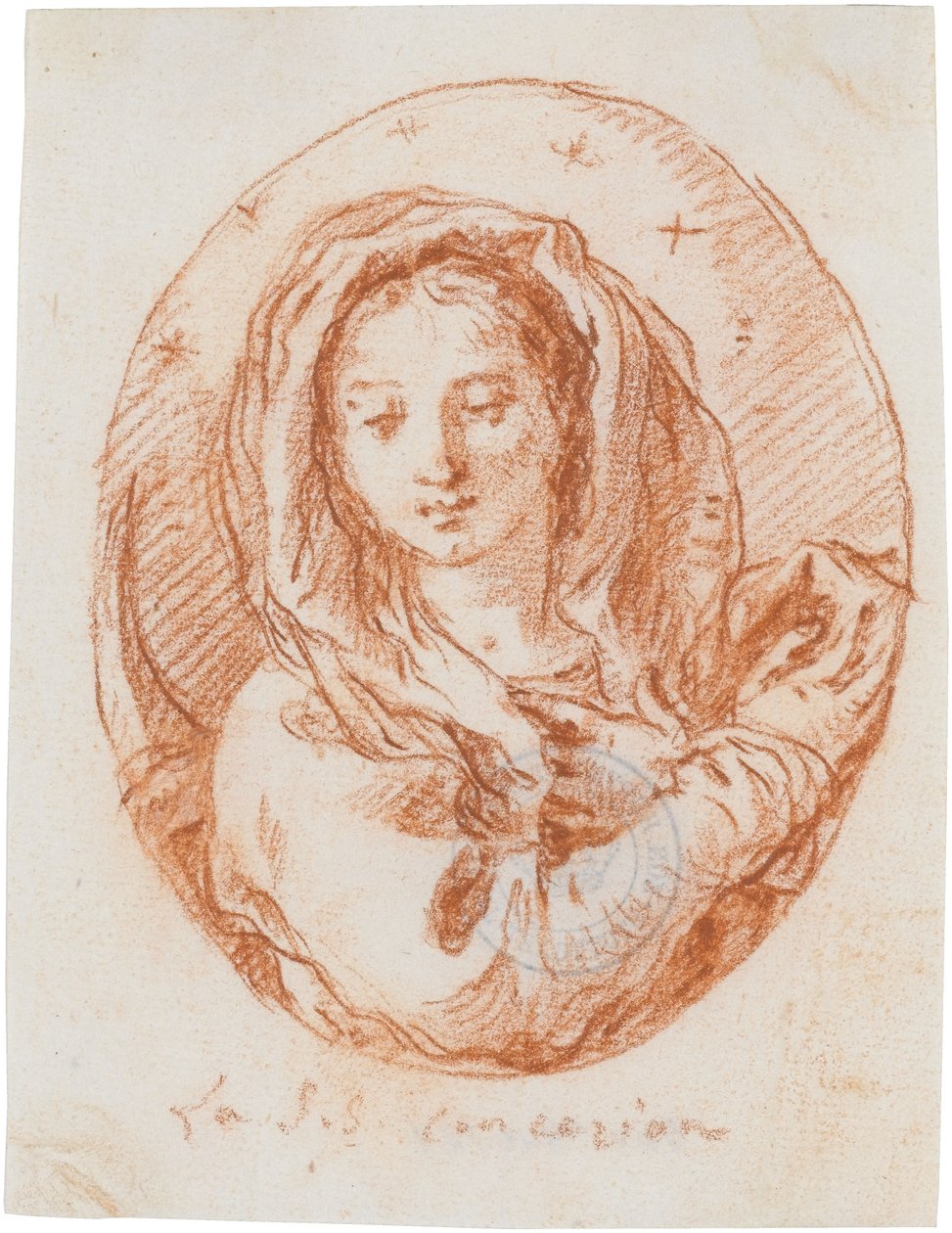 Die Unbefleckte Empfängnis Mariä af Giovanni Domenico Tiepolo