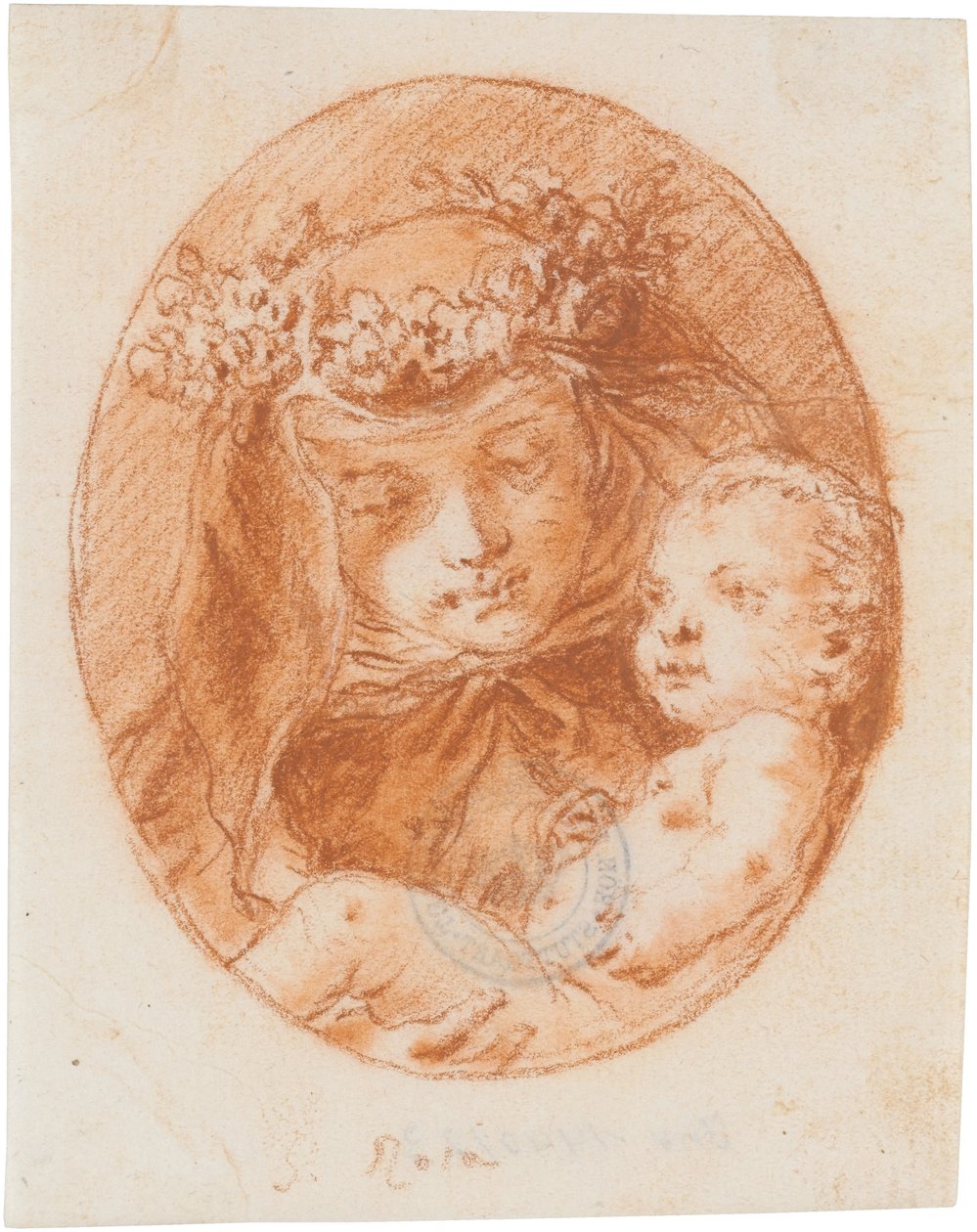 Die heilige Rosa af Giovanni Domenico Tiepolo