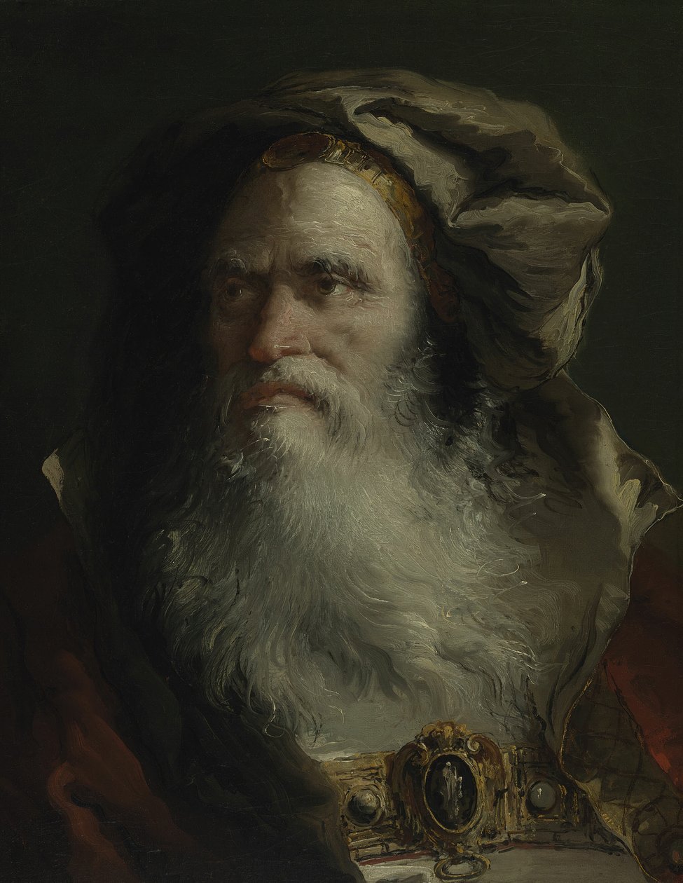 Leder af en filosof, 175864. af Giovanni Domenico Tiepolo
