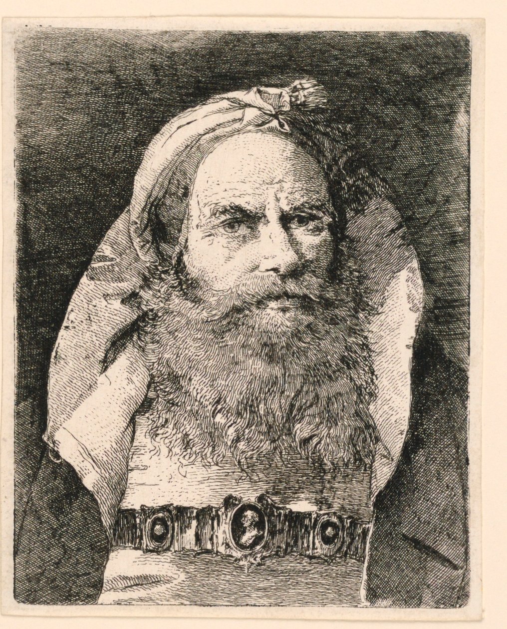 Samling af hoveder af Giovanni Domenico Tiepolo